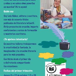 Escribir literatura infantil con Lola Núñez